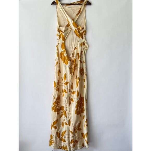 Reformation Womens Anaiis Silk Maxi Dress Maracuya Floral Size 12 NWT - Picture 7 of 11